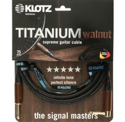 Klotz  Klotz Titanium Walnut gitaarkabel - 3 meter