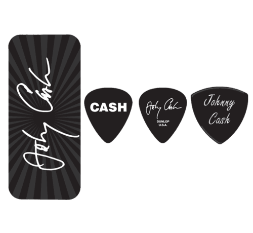 Dunlop Dunlop Johnny Cash plectra doosje + 6 picks | Medium | JCPT03M