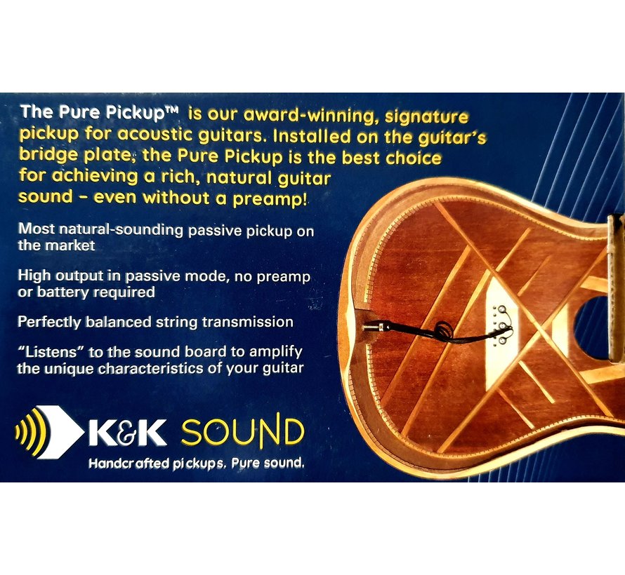 K&K Sound Pure Mini | Pickup voor Akoestische Western gitaar