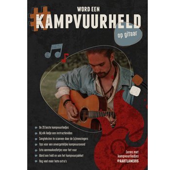 Kampvuurboekje KAMPVUURHELD | Gitaarboek Akoestische Gitaar | Bladmuziek | Lesboek