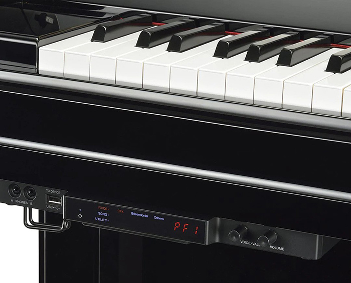 Yamaha silent systeem stille piano