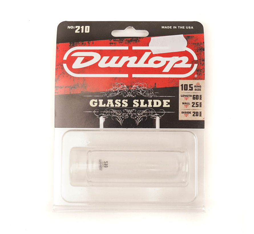 Dunlop 210 Glazen slide 20x25x60mm