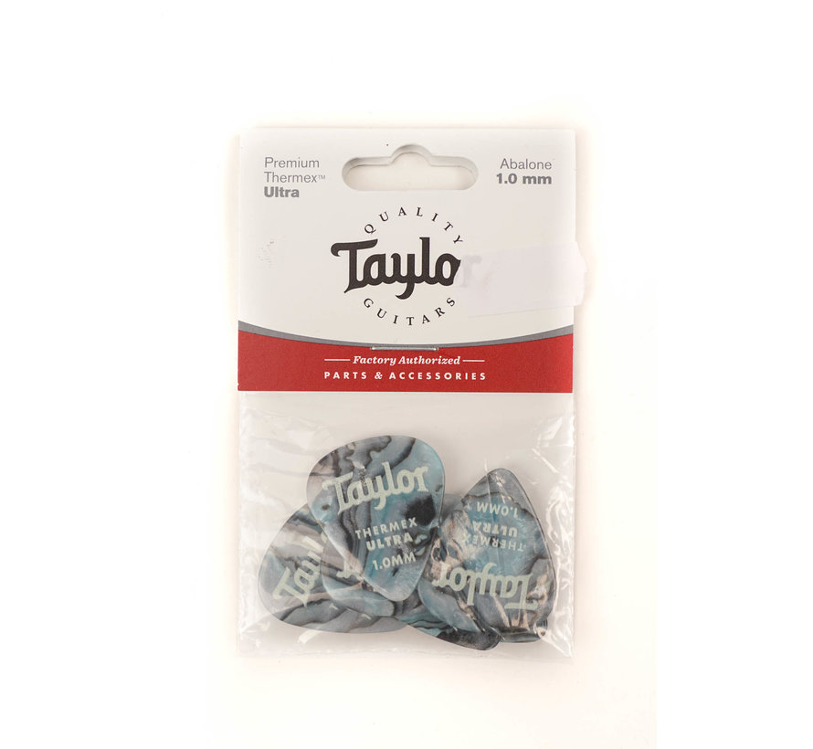 Taylor 6 Premium Thermex Ultra plectrums Abalone