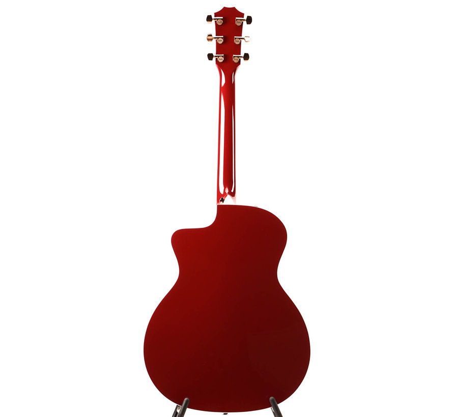 Taylor 214ce-RED DLX Grand Auditorium Gitaar Rood