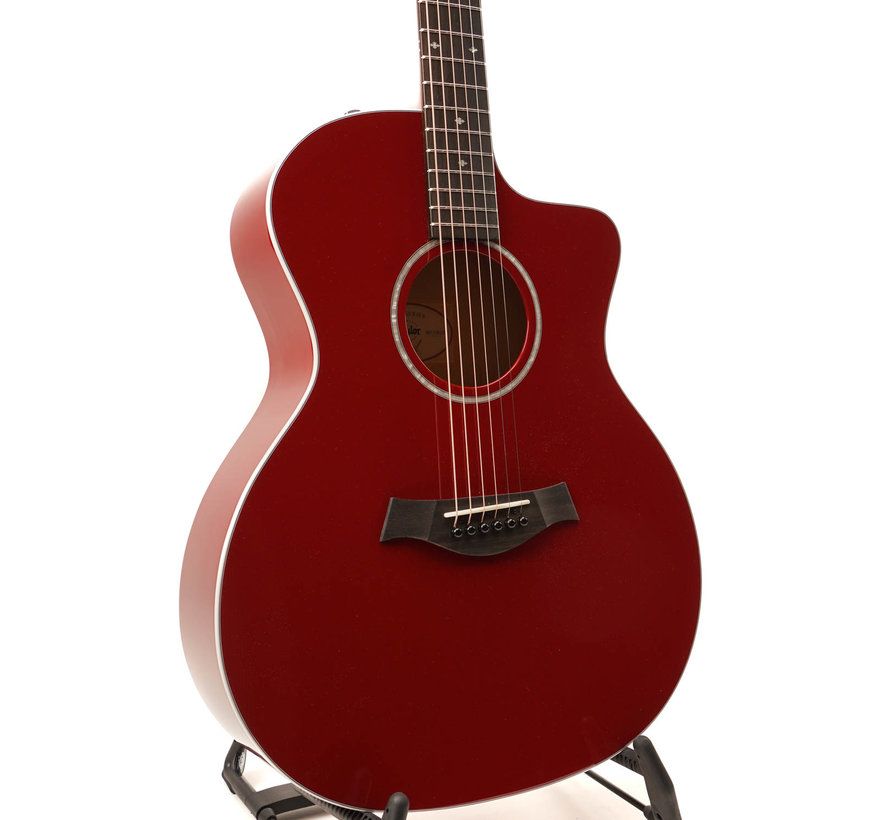 Taylor 214ce-RED DLX Grand Auditorium Gitaar Rood