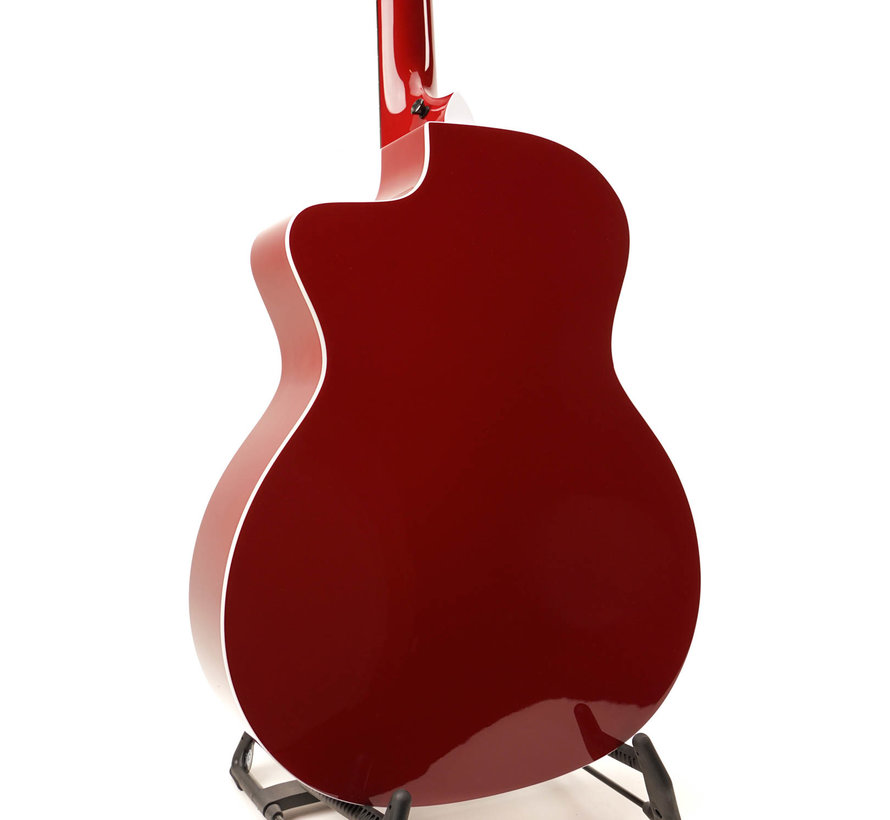 Taylor 214ce-RED DLX Grand Auditorium Gitaar Rood