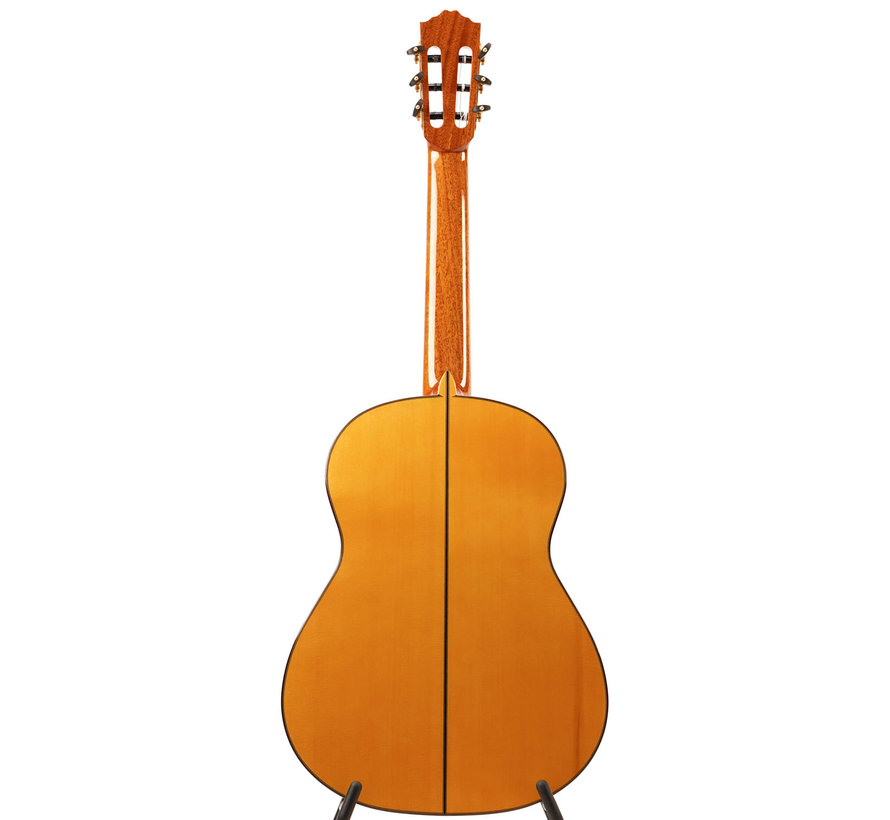 Salvador Cortez Sevillana Blanca Amber | Flamenco Blanca gitaar | Spaanse Gitaar