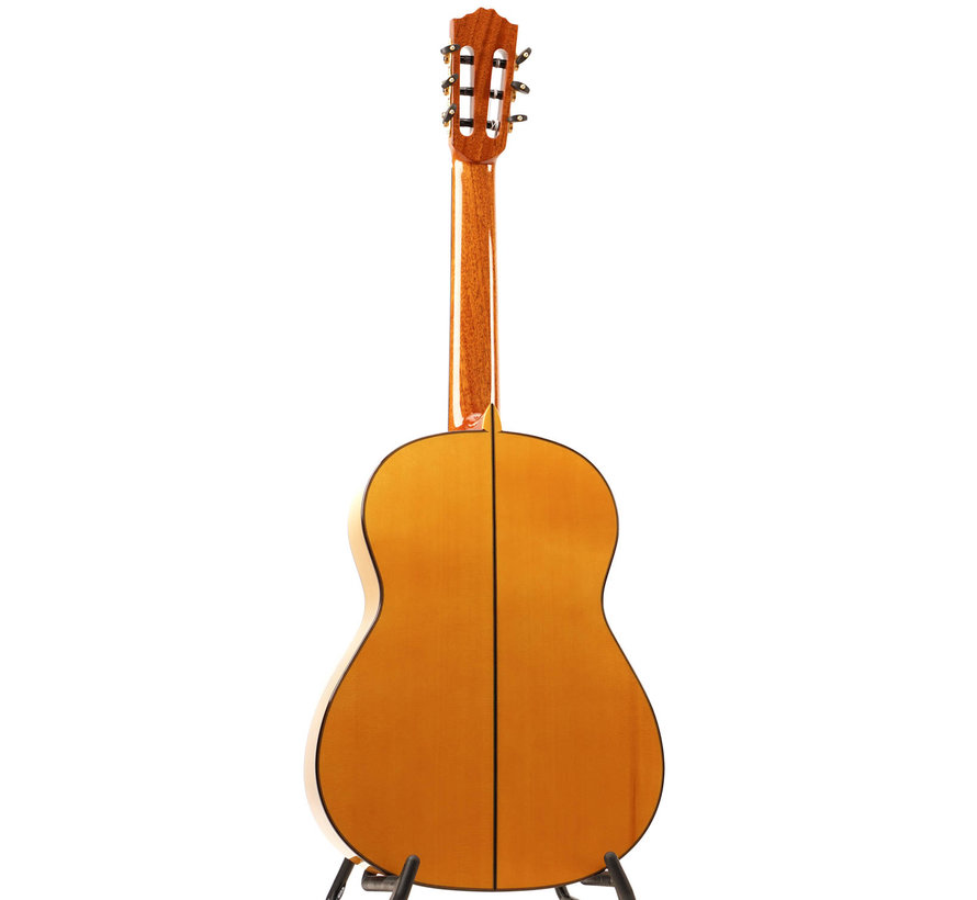 Salvador Cortez Sevillana Blanca Amber | Flamenco Blanca gitaar | Spaanse Gitaar