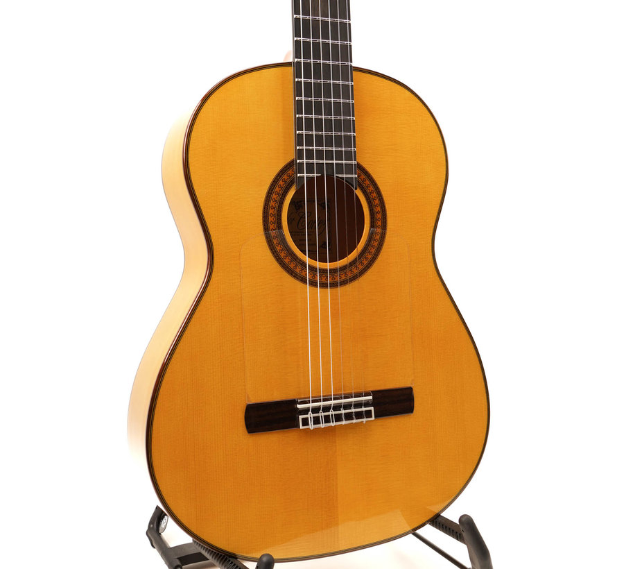 Salvador Cortez Sevillana Blanca Amber | Flamenco Blanca gitaar | Spaanse Gitaar