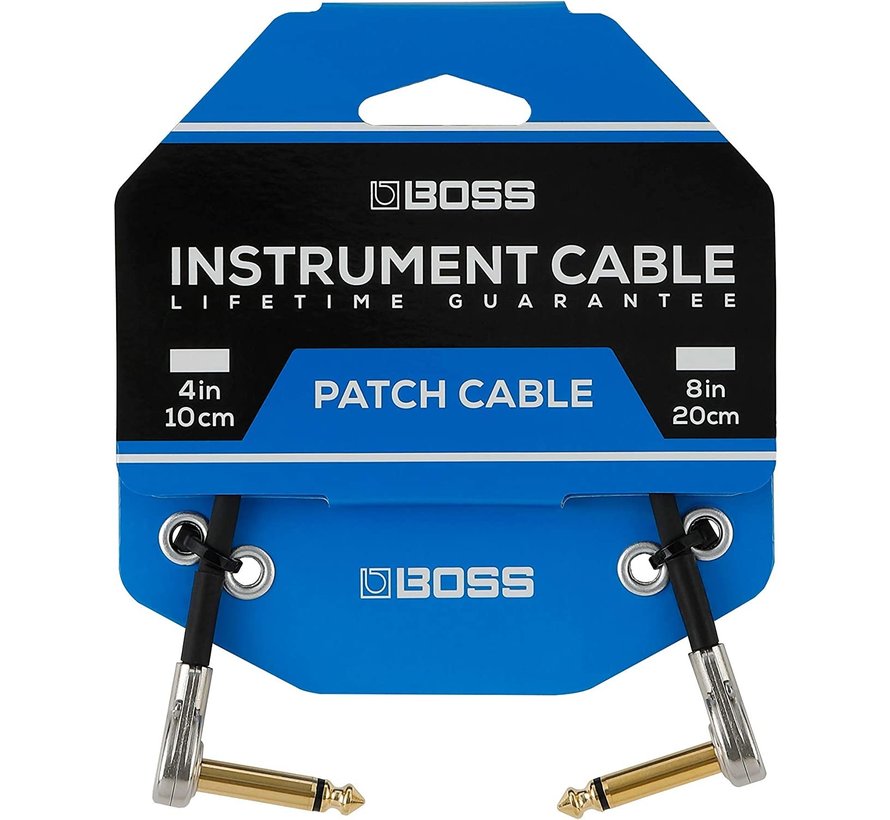 Boss BPC-18 patchkabel met Slimline Pancake pluggen - 45cm
