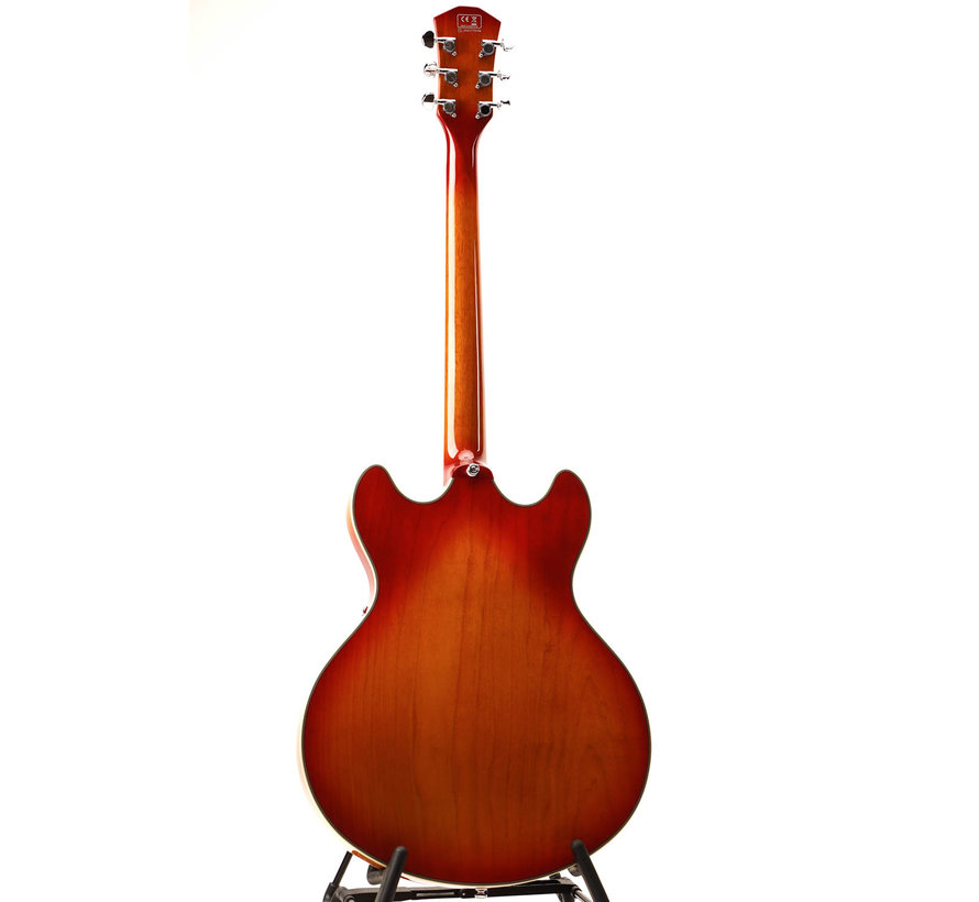 Sire H7 CS Larry Carlton elektrische Archtop gitaar | Cherry Sunburst Hollowbody