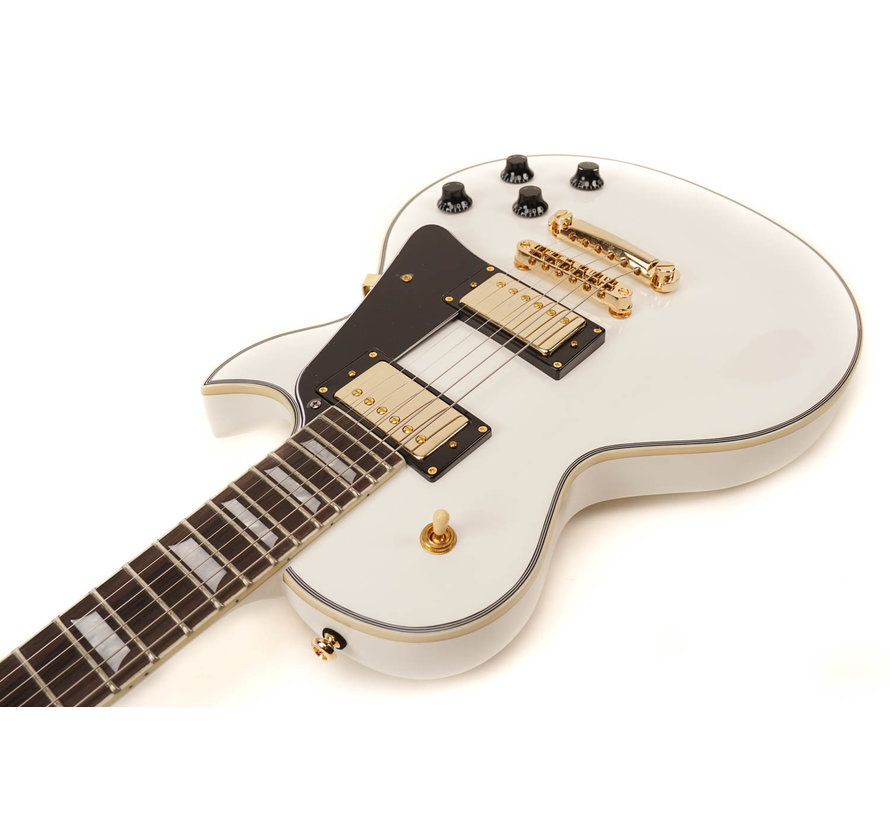 Sire L7 WH Larry Carlton elektrische gitaar | White Les Paul