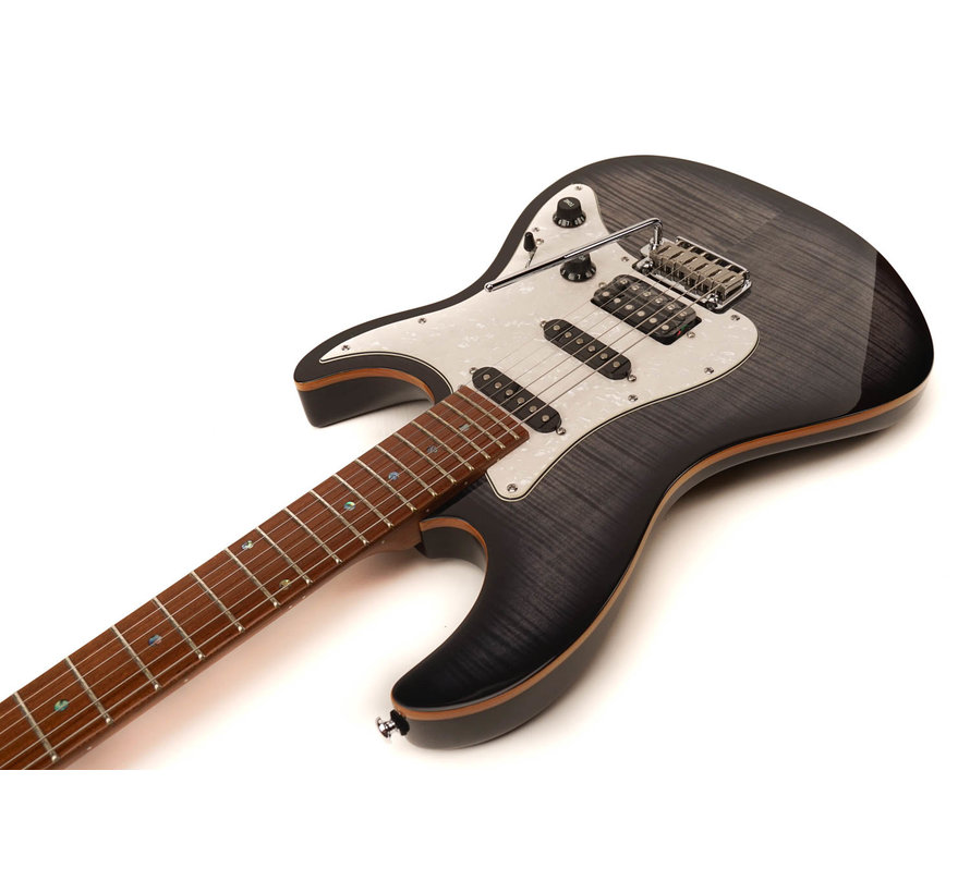 Sire S7FM TBK Larry Carlton elektrische gitaar | Transparant Black Burst Stratocaster