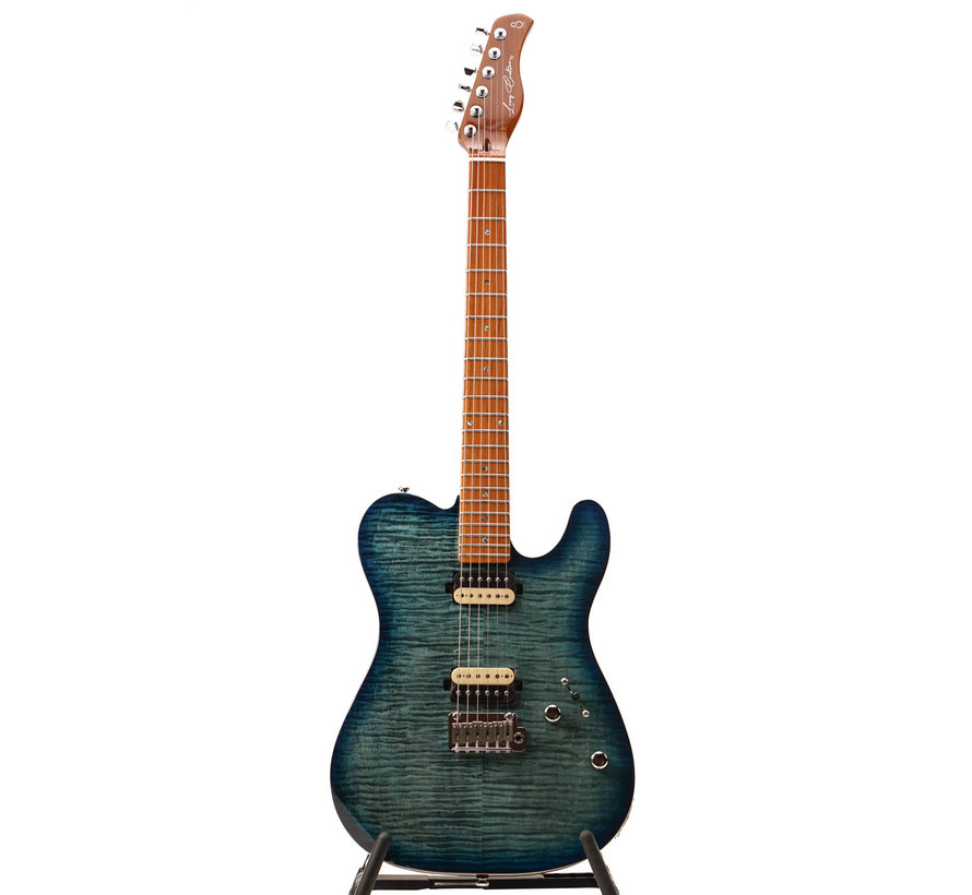 Sire T7FM TBL Larry Carlton elektrische gitaar | Transparant Blue Telecaster