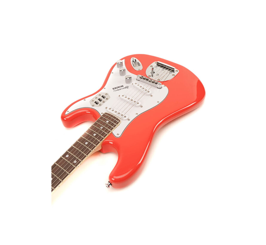 Jansen Invader Electric Guitar | Fiesta Red | Tweedehands