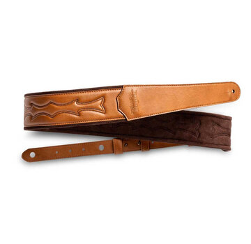 Taylor Taylor Vegan Leather Gitaarband | Tan met stiksels