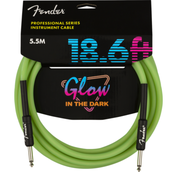 Fender Fender instrumentkabel | 5,5 meter | Glow in the Dark