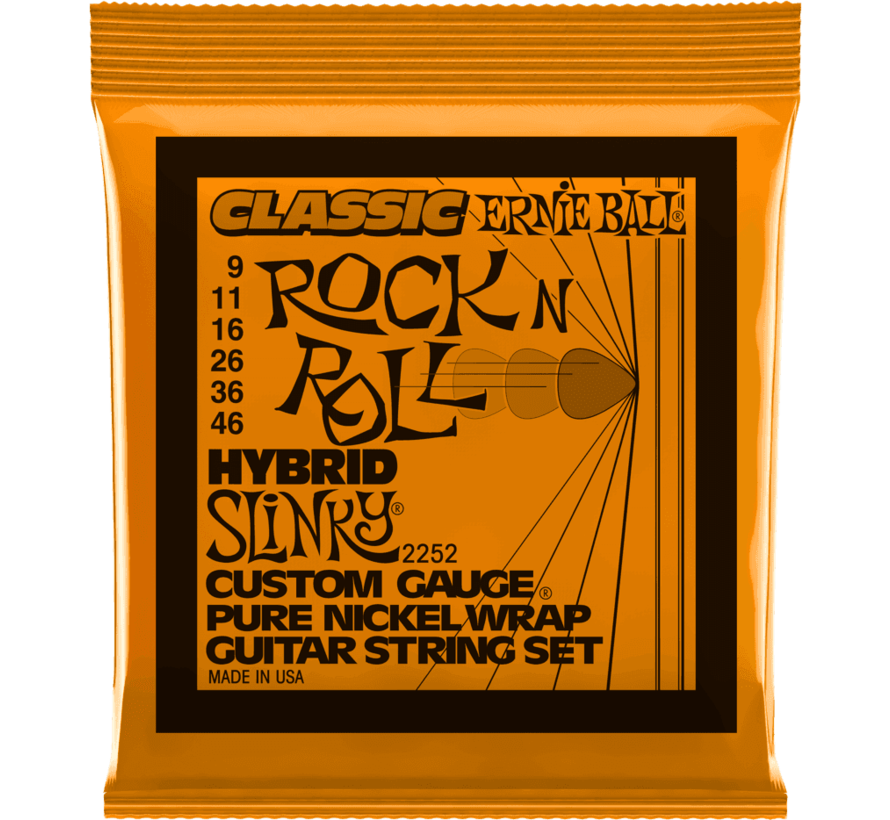 Ernie Ball Classic Rock n Roll hybrid 2252