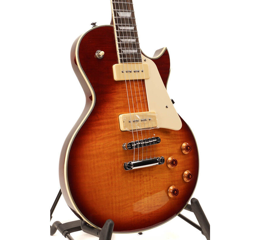 Sire L7V TS Larry Carlton elektrische gitaar | Tobacco Sunburst Les Paul | P90s