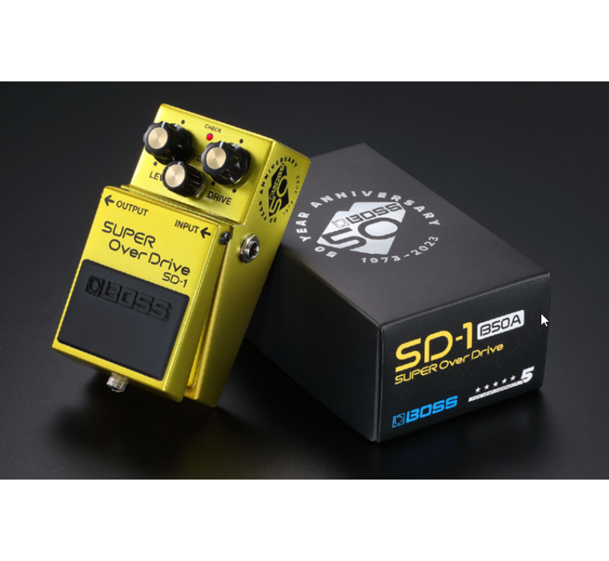 Boss SD-1 B50A Super Overdrive | 50th Anniversary