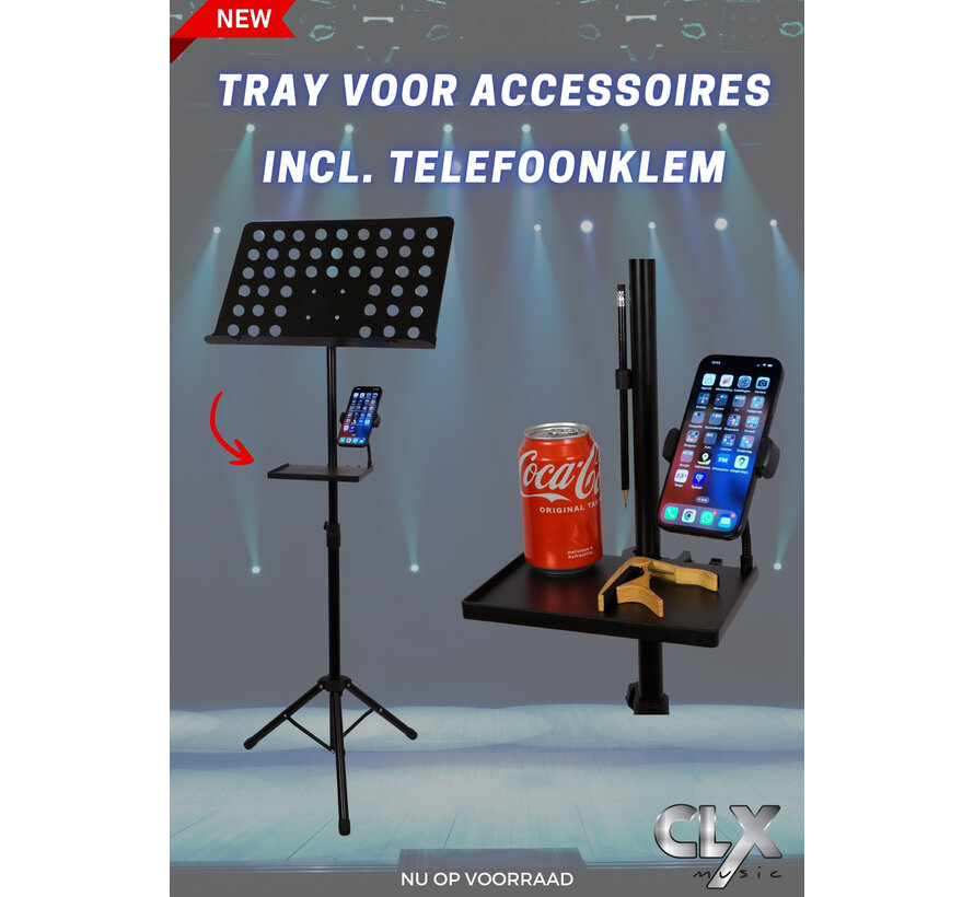 CLX TR-1 Plus | Tray inclusief telefoonhouder