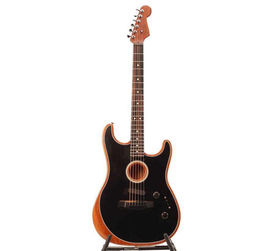 Fender American Acoustasonic Stratocaster | Black | Tweedehands