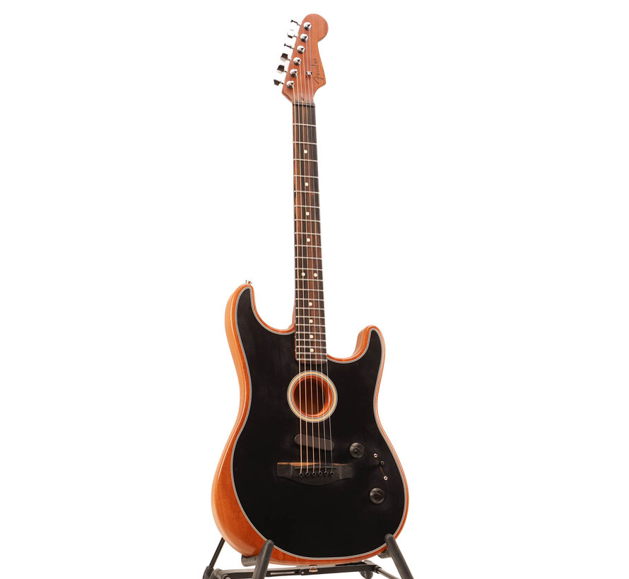 Fender American Acoustasonic Stratocaster | Black | Tweedehands