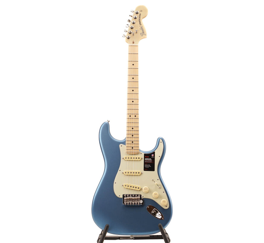 Fender American Performer Stratocaster | Satin Lake Placid Blue | Maple FB