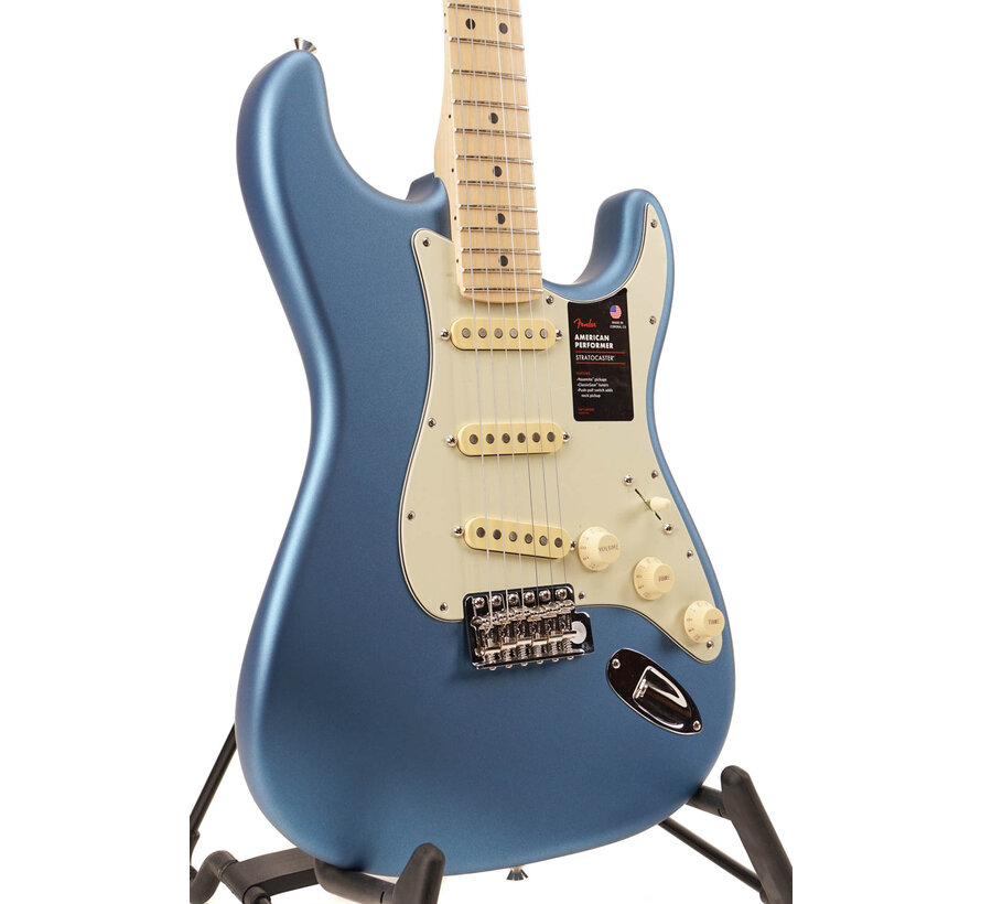 Fender American Performer Stratocaster | Satin Lake Placid Blue | Maple FB