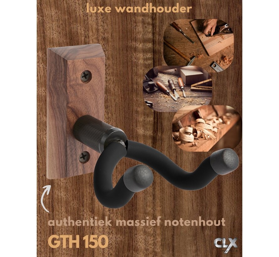 Wandhouder | Luxe gitaar wandhaak | GTH 150