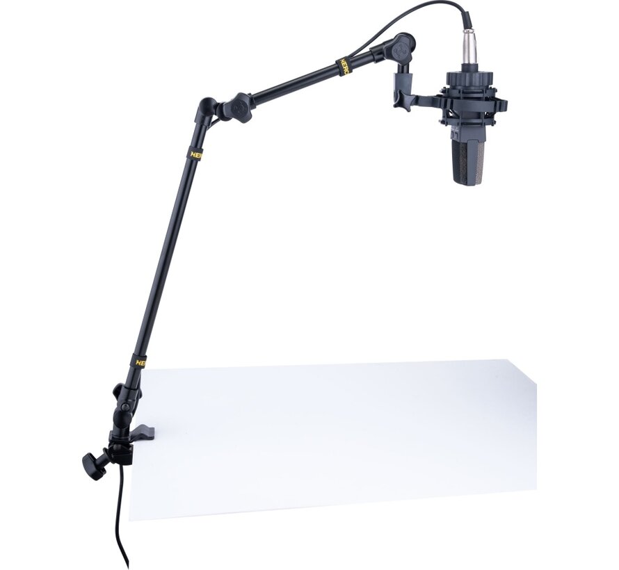 Hercules HCDG-107B podcast, mic of camera armstand