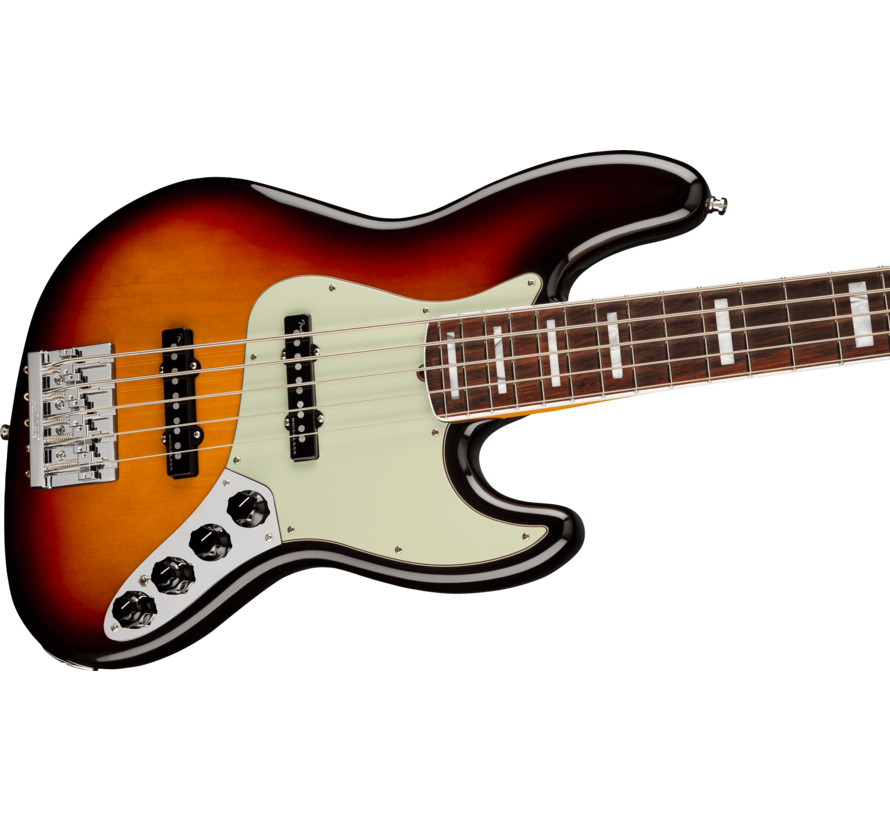 Fender American Ultra Jazz Bass Ultra Burst RW met koffer