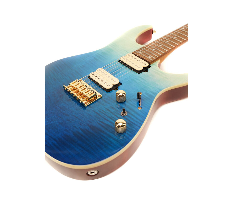 Ibanez RG421HPFM BRG | Elektrische gitaar | Blue Reef Gradation