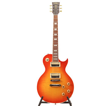 Vintage Vintage V100T ReIssued Electric Guitar | Flamed Thru Honeyburst