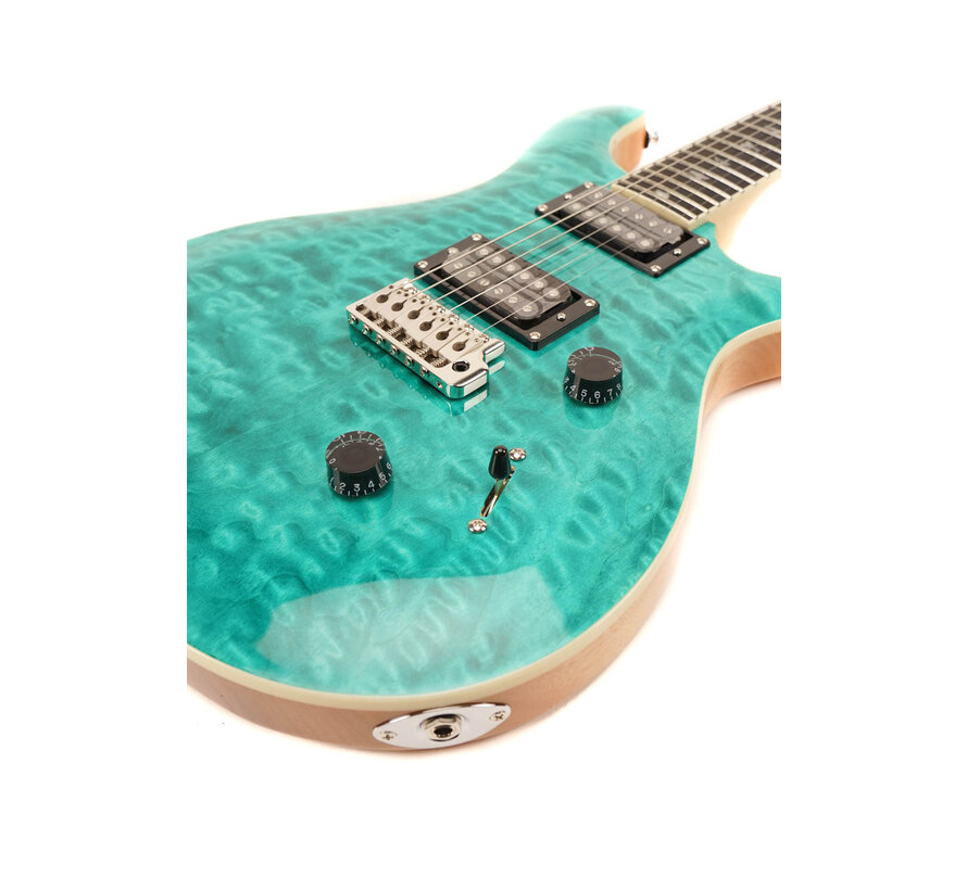 PRS SE Custom 24 Quilt | Turquoise