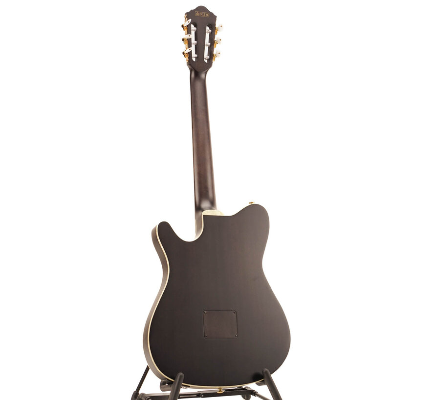 Ibanez TOD10N | Tim Henson signature | Nylonsnarig | Transparent Black Flat