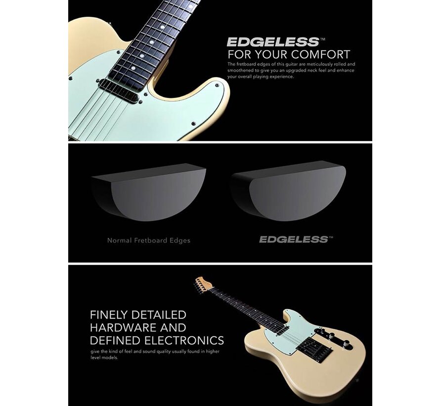 Sire T3 Telecaster Linkshandig | Larry Carlton | Sonic Blue