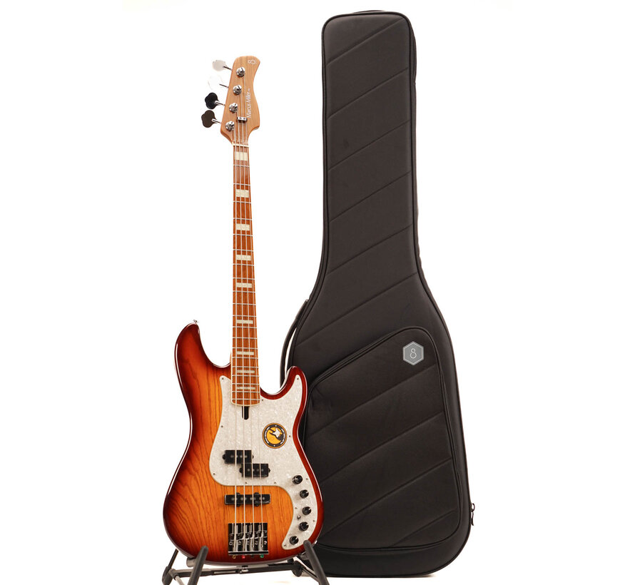 Sire P8 | Vier-snarige Basgitaar | Tobacco Sunburst