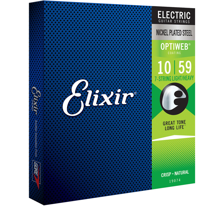 Elixir 19074 Electric NPS Optiweb Light Heavy 10-59 snarenset
