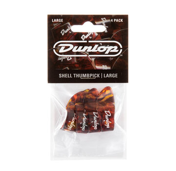 Dunlop Duimplectrum Dunlop Shell Thumbpicks | Large | 4 pack