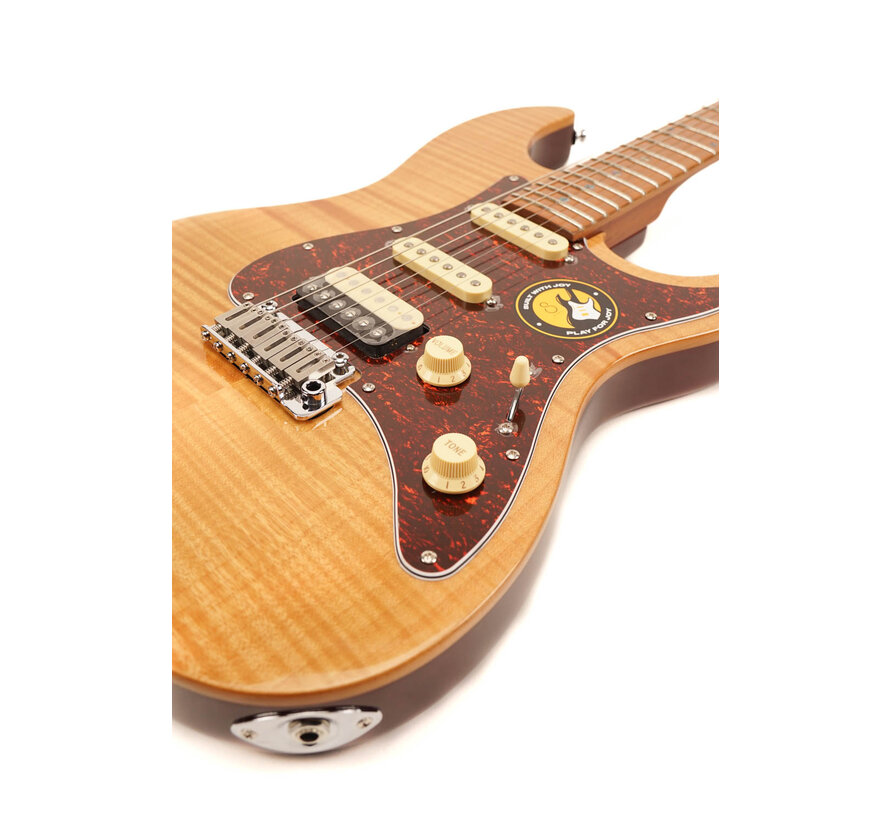 Sire S7FM NT Larry Carlton elektrische gitaar | Natural Stratocaster