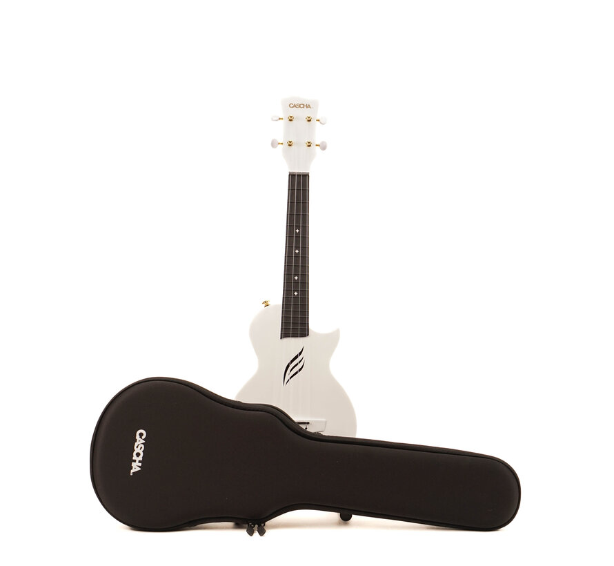 Cascha HH2286 ukelele set wit