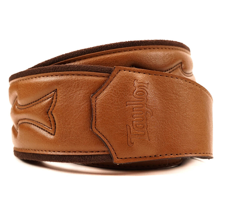 Taylor TV250-07 Vegan Leather Tan | met stiksels | Gitaarband