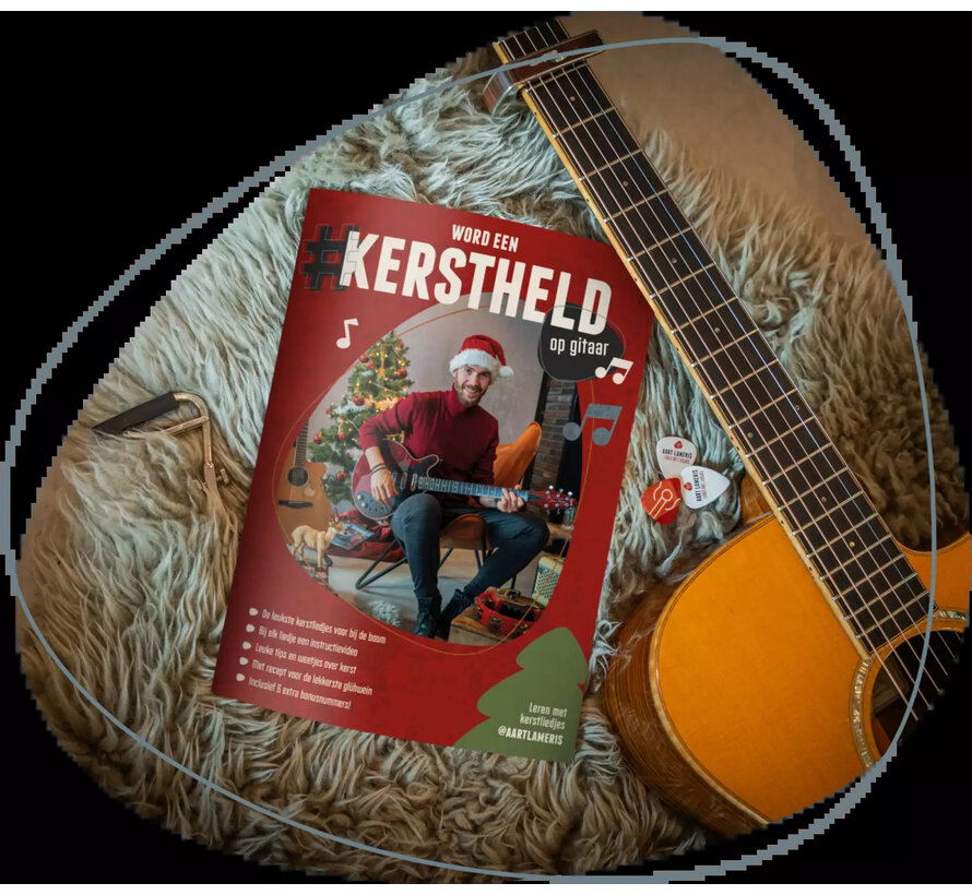 KERSTHELD | Gitaarboek | Bladmuziek | Lesboek