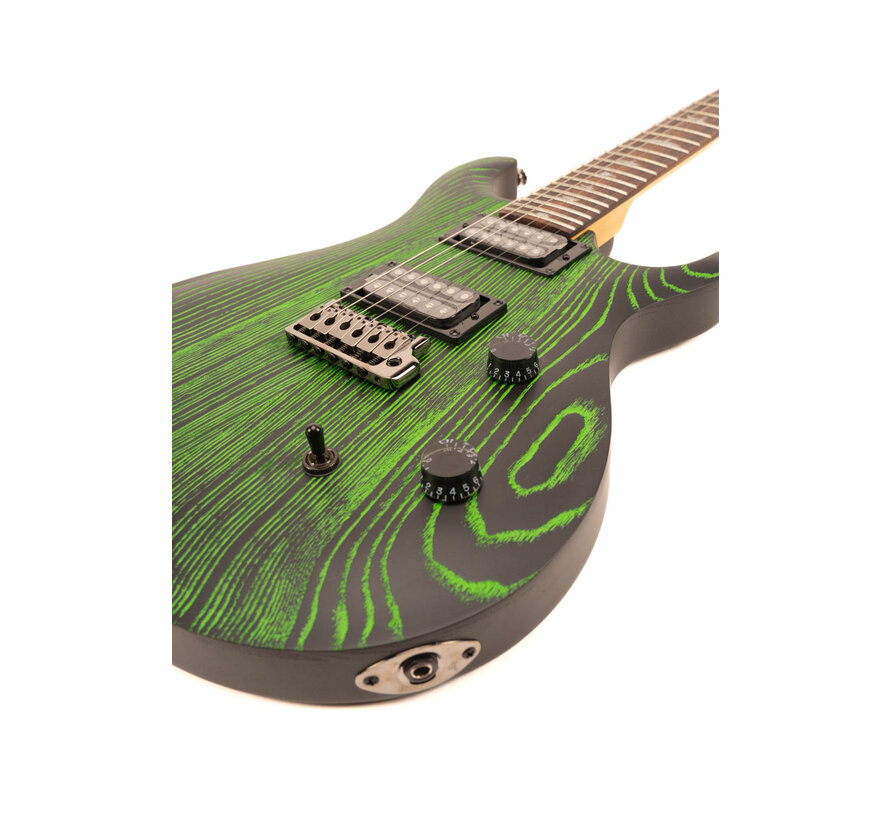 PRS SE Swamp Ash CE24 | Sandblasted Green