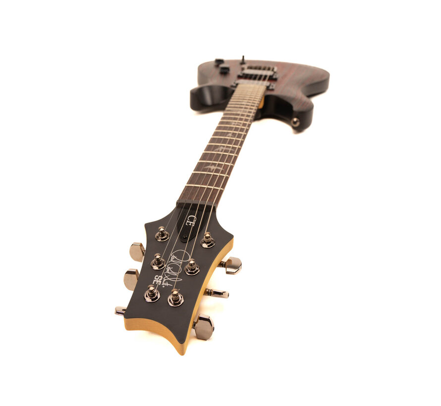 PRS SE Swamp Ash CE24 | Sandblasted Red