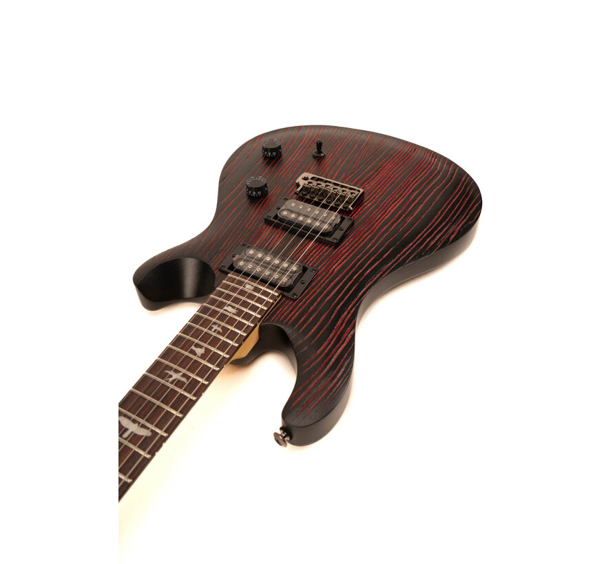 PRS SE Swamp Ash CE24 | Sandblasted Red