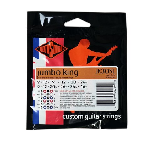 Rotosound Rotosound JK30SL Jumbo King Akoestische 12-Snarig (9-46)