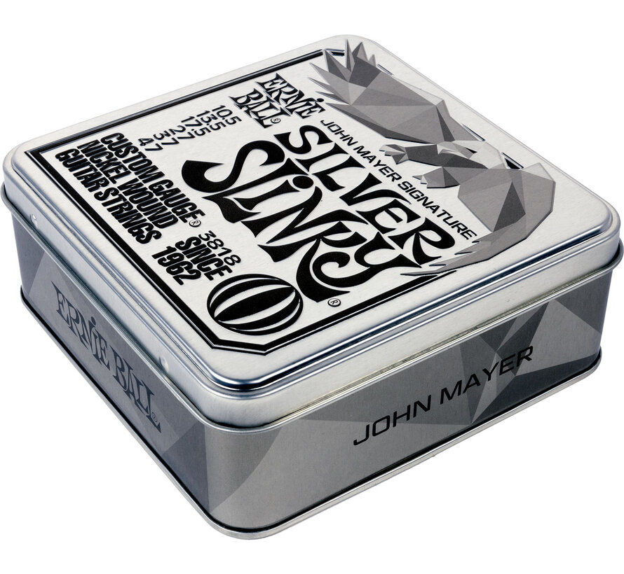 Ernie Ball Silver Slinky John Mayer 3-Pack in Box