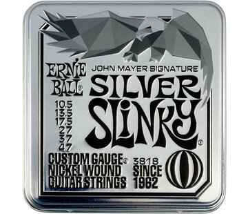 Ernie Ball Ernie Ball Silver Slinky John Mayer 3-Pack in Box